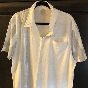 100% cotton lightweight polo tee shirt